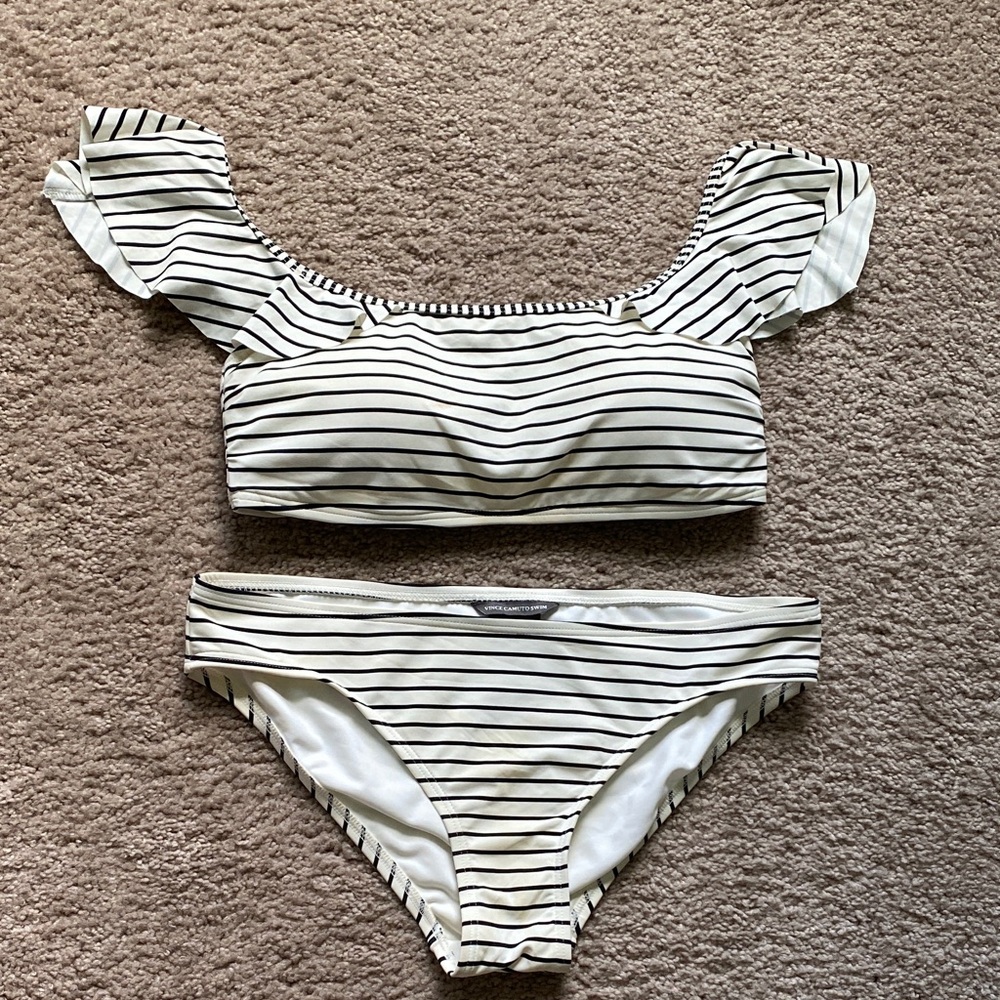 Vince Camuto Cream Bikini Bottom